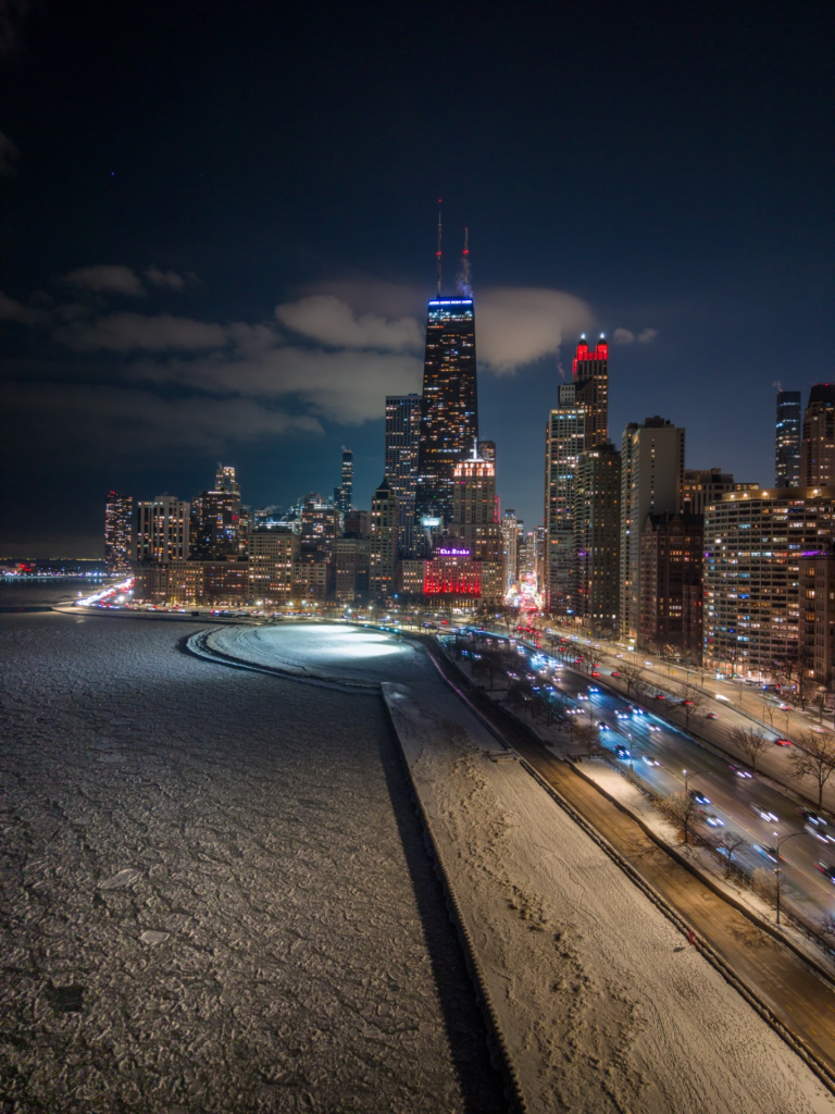 Lakeshore Drive at Night