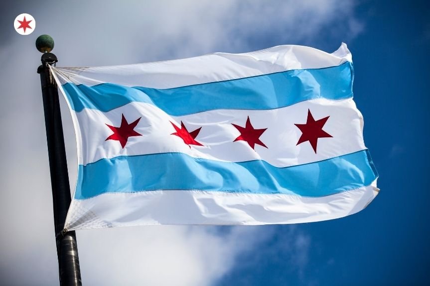 Hidden meaning behind Chicago's flag
